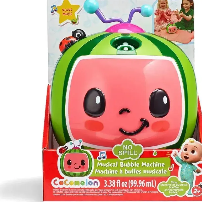 Sandy Ruben Cocomelon|Water Toys*- Little Kids CoComelon NO Spill Musical Bubble Machine