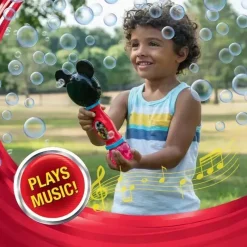 Sandy Ruben Mickey & Minnie|Water Toys*- Little Kids Disney Mickey Mouse Lights and Sound Musical Bubble Wand