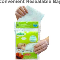 Sassy Changing Pads & Covers*- Neat Solutions Sesame Street Multi-Use Pads, 10 Count