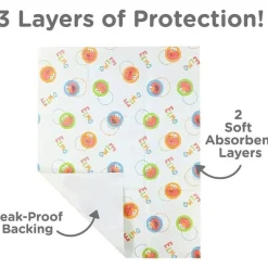 Sassy Changing Pads & Covers*- Neat Solutions Sesame Street Multi-Use Pads, 10 Count