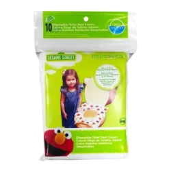 Sassy Potty Training*- Sesame Street Potty Toppers - 10 Count