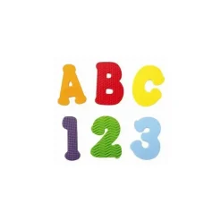 Sassy Bath Toys*Count N Spell Bath Appliques - Rainbow