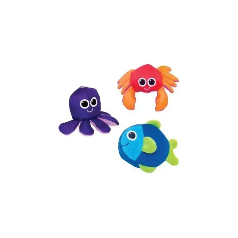 Sassy Bath Toys*Soft Swimmers 3 Pk
