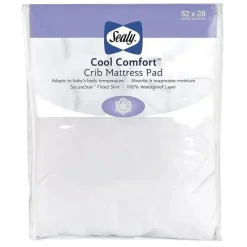 Sealy Mattresses, Pads & Covers*Cool Comfort Fitted Crib Mattress Pad/Protector Waterproof