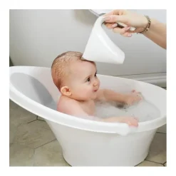Shnuggle Bath Accessories & Organization*- Bath Rinse Jug, White/Grey