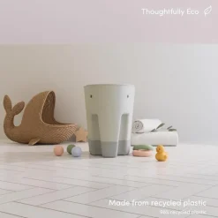 Shnuggle Bath Toys*- Ellie Bath Toy Storage Scoop, Grey