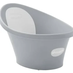 Shnuggle Bath Tubs & Seats*- Newborn Baby Bath With Plug, Pebble Grey