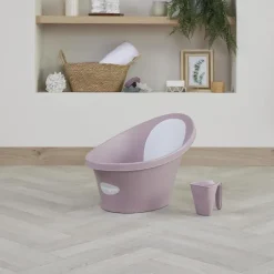 Shnuggle Bath Tubs & Seats*- Newborn Baby Bath With Plug, Blossom
