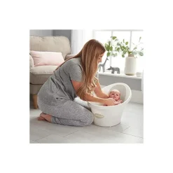 Shnuggle Bath Tubs & Seats*- Newborn Baby Bath With Plug, White