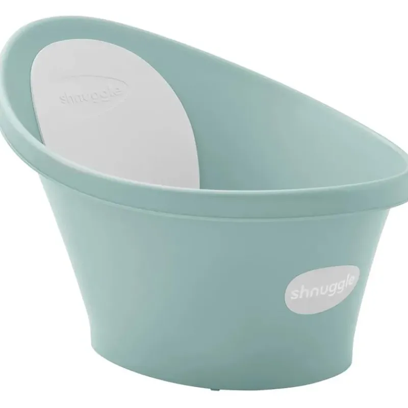 Shnuggle Bath Tubs & Seats*- Newborn Baby Bath With Plug, Eucalyptus