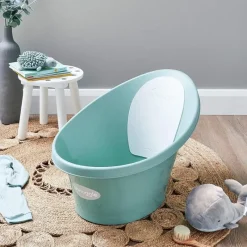 Shnuggle Bath Tubs & Seats*- Newborn Baby Bath With Plug, Eucalyptus