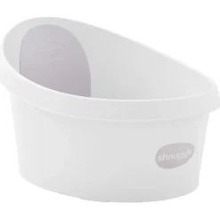 Shnuggle Bath Tubs & Seats*- Toddler Bath Tub, White & Grey