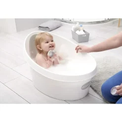 Shnuggle Bath Tubs & Seats*- Toddler Bath Tub, White & Grey