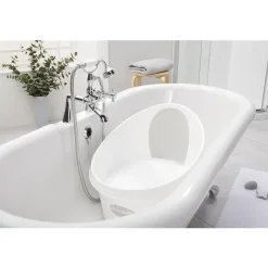 Shnuggle Bath Tubs & Seats*- Toddler Bath Tub, White & Grey