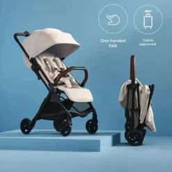 Silver Cross Lightweight Strollers*- Jet 5 Lightweight Stroller Almond White