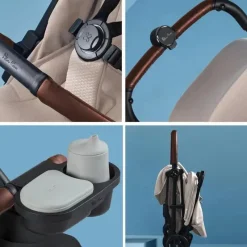 Silver Cross Lightweight Strollers*- Jet 5 Lightweight Stroller Almond White