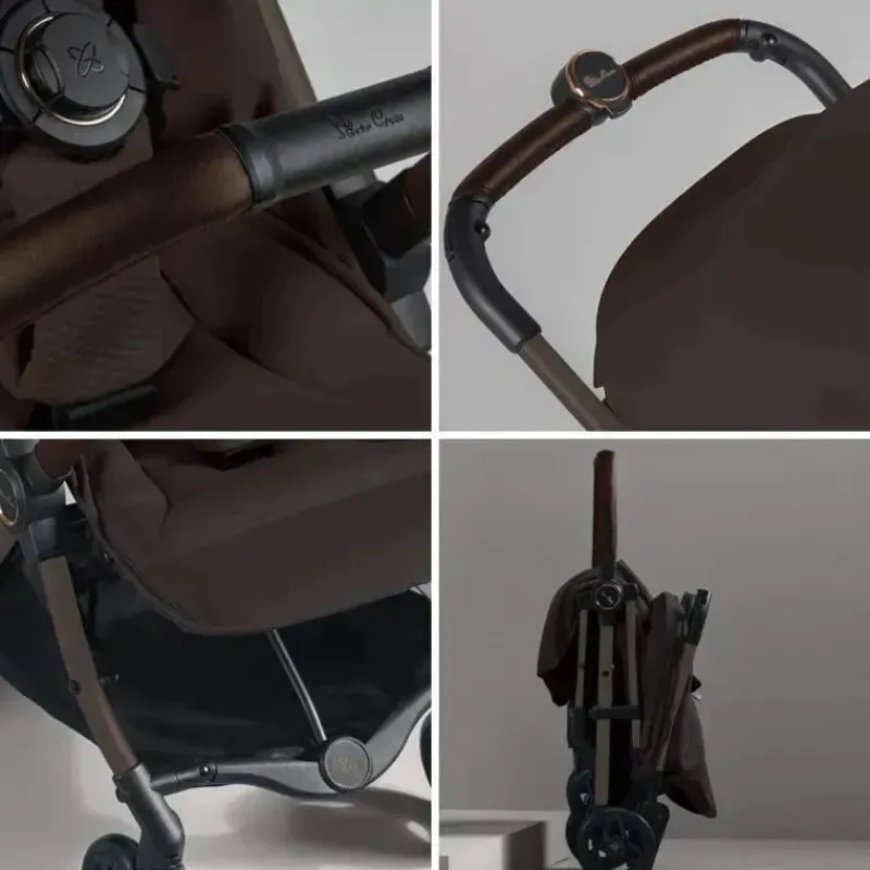 Silver Cross Lightweight Strollers*- Jet 5 Stroller, Ganache (Chocolate)