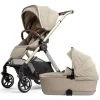 Silver Cross Top Strollers|Single Strollers*- Reef 2 Single Stroller + Folding Bassinet, Stone