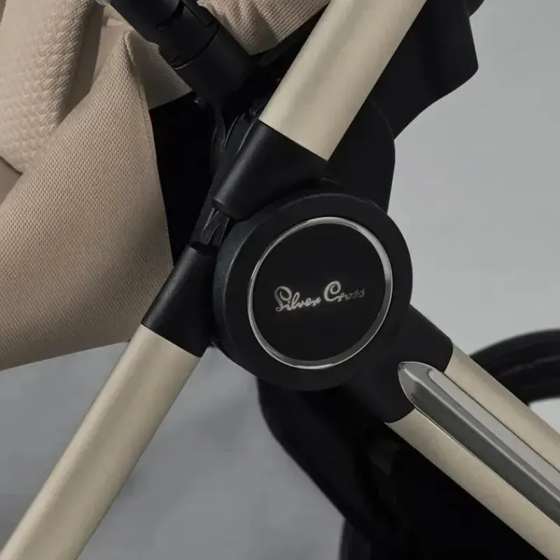 Silver Cross Top Strollers|Single Strollers*- Reef 2 Single Stroller + Folding Bassinet, Stone
