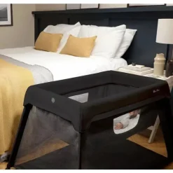 Silver Cross Playards*- Sleep & Go Travel Crib, Carbon (Sustainable)