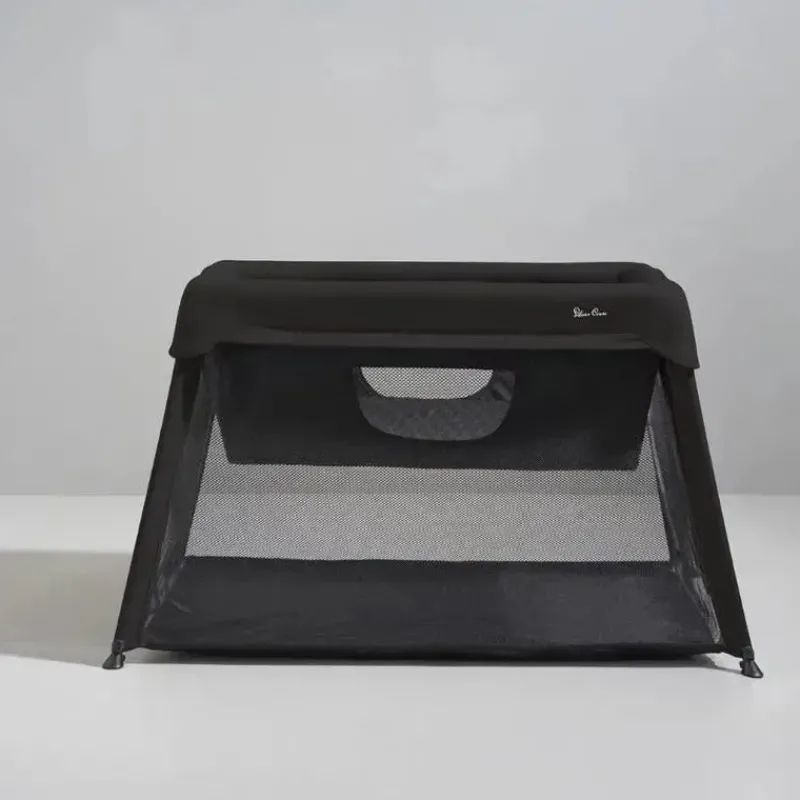 Silver Cross Playards*- Sleep & Go Travel Crib, Carbon (Sustainable)