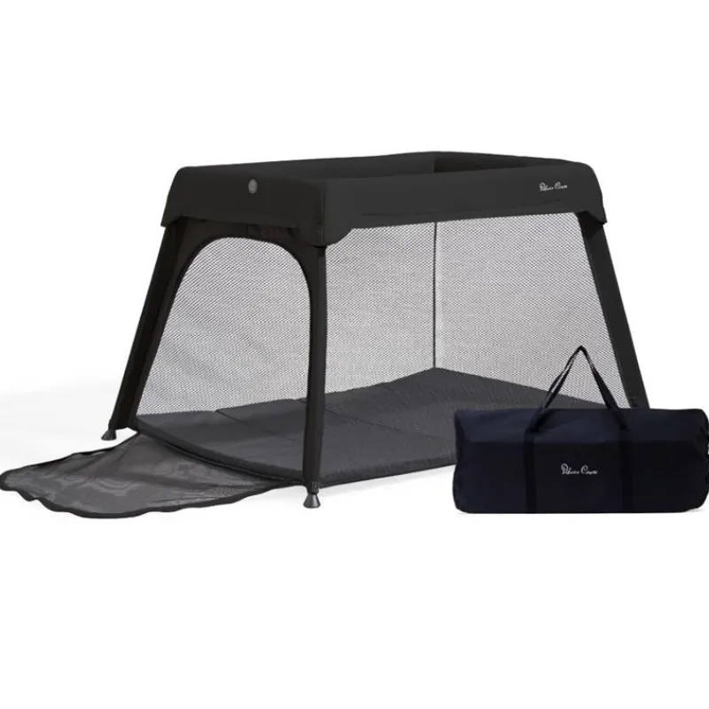 Silver Cross Playards*- Sleep & Go Travel Crib, Carbon (Sustainable)