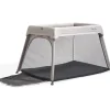 Silver Cross Playards*- Sleep & Go Travel Crib, Stone (Sustainable)