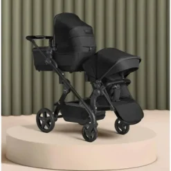 Silver Cross Double Strollers*- Wave Double Stroller, Onyx