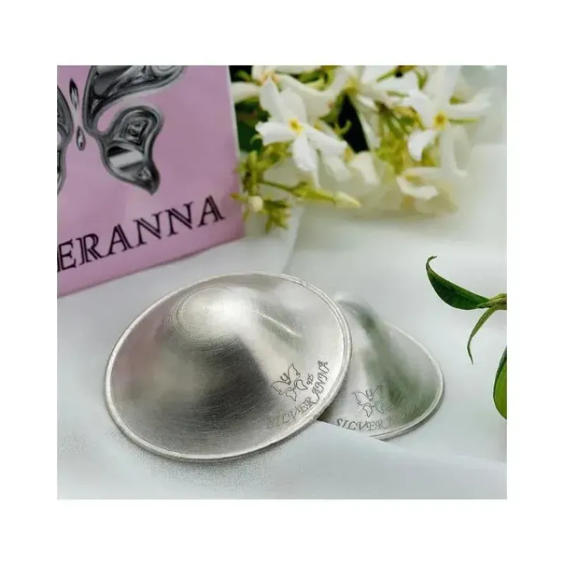 MacroBaby Nipple Protector*Silveranna® 925 Silver Nipple Shields - Xl