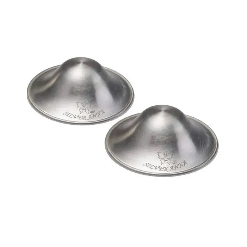 MacroBaby Nipple Protector*Silveranna® 925 Silver Nipple Shields - Xl