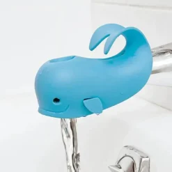 Skip Hop Bath Toys*- Baby Bath Spout Cover, Universal Fit, Moby, Blue