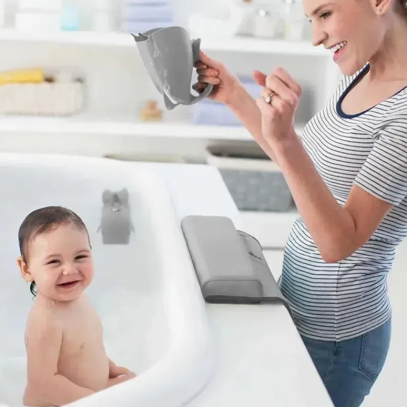 Skip Hop Bath Safety|Bath Accessories & Organization*- Baby Bath Spout Cover, Universal Fit, Moby, Grey
