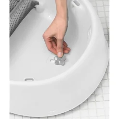 Skip Hop Bath Tubs & Seats*- Baby Bath Tub, 3-Stage Smart Sling Tub, Moby, White