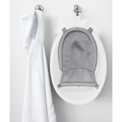 Skip Hop Bath Tubs & Seats*- Baby Bath Tub, 3-Stage Smart Sling Tub, Moby, White
