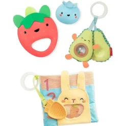Skip Hop Gift For Toddler|Playtime Gift Set*- Baby Musical Toys Gift Set, Farmstand Fresh Picks, 3 Months+