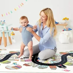 Skip Hop Playmats & Gyms|Toys For 0-12 Months*- Baby Play Mat Reversible, Vibrant Village