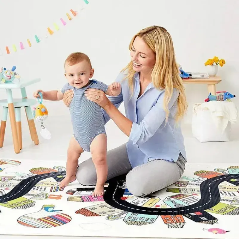 Skip Hop Playmats & Gyms|Toys For 0-12 Months*- Baby Play Mat Reversible, Vibrant Village