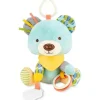 Skip Hop Rattles & Teethers|Toys For 0-12 Months*- Bandana Buddies Activity Toy, Bear