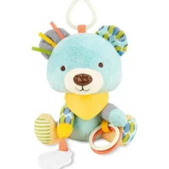 Skip Hop Rattles & Teethers|Toys For 0-12 Months*- Bandana Buddies Activity Toy, Bear
