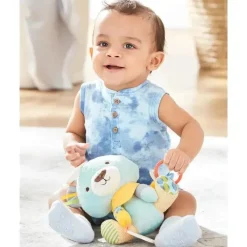 Skip Hop Rattles & Teethers|Toys For 0-12 Months*- Bandana Buddies Activity Toy, Bear
