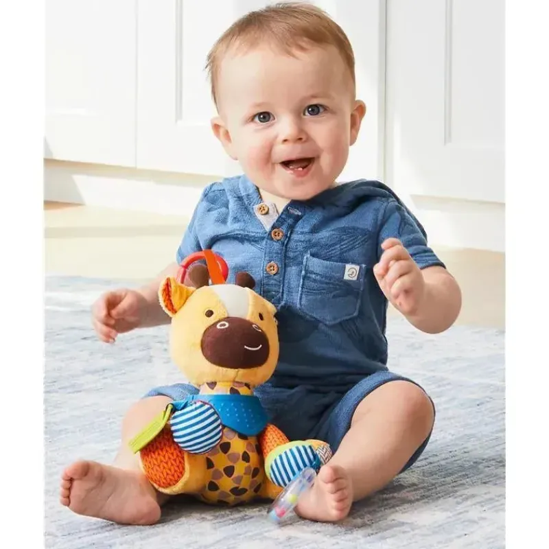 Skip Hop Stroller & Car Seat Toys|Gift For Toddler*- Bandana Buddies Stroller Toy, Giraffe