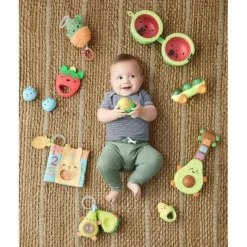 Skip Hop Toys For 0-12 Months|Gift For Toddler*- Berry Band Set - 3pc
