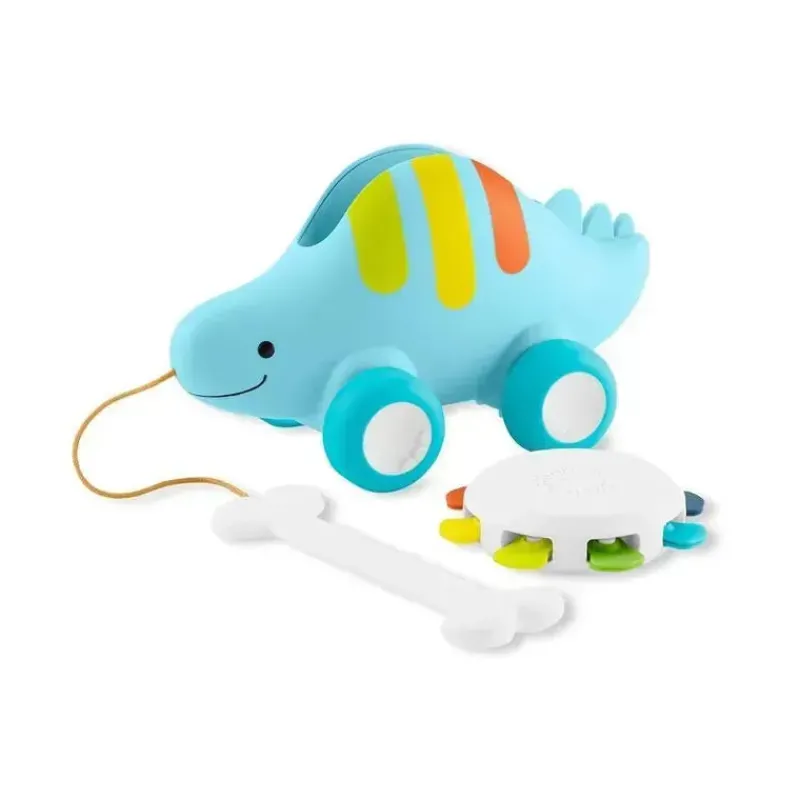 Skip Hop Gift For Toddler*- Dinosaur Pull Along Baby Musical Toy, 3-in-1