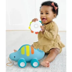 Skip Hop Gift For Toddler*- Dinosaur Pull Along Baby Musical Toy, 3-in-1