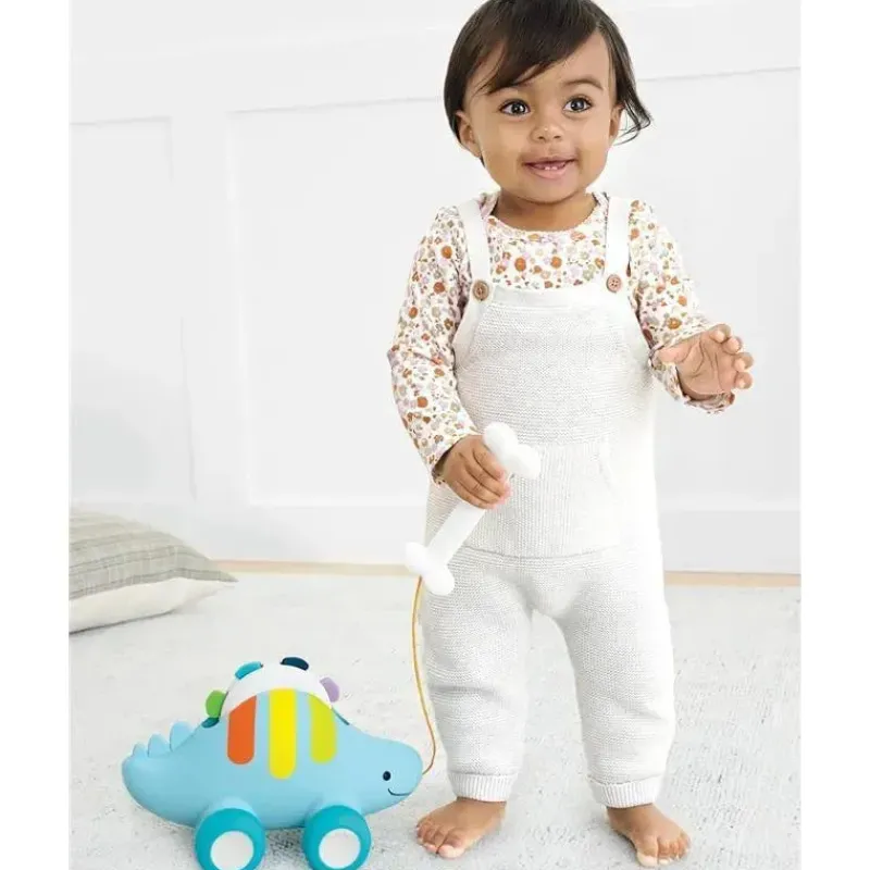 Skip Hop Gift For Toddler*- Dinosaur Pull Along Baby Musical Toy, 3-in-1