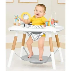 Skip Hop Activity Centers & Jumpers|Gift For Toddler*- Discoverosity Montessori-Inspired 3-Stage Activity Center & Play Table, Ages 4m+