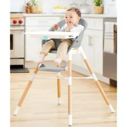 Skip Hop High Chair*- EON 4-in-1 High Chair Grey/White