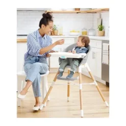 Skip Hop High Chair*- EON 4-in-1 High Chair Grey/White