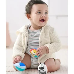 Skip Hop Gift For Toddler|Playtime Gift Set*- Explore & More Egg Shaker Trio Set, Jungle Beat