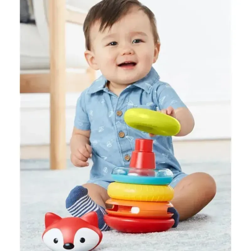 Skip Hop Pretend Play|Toys For 0-12 Months*- Explore & More Fox Stacking Toy
